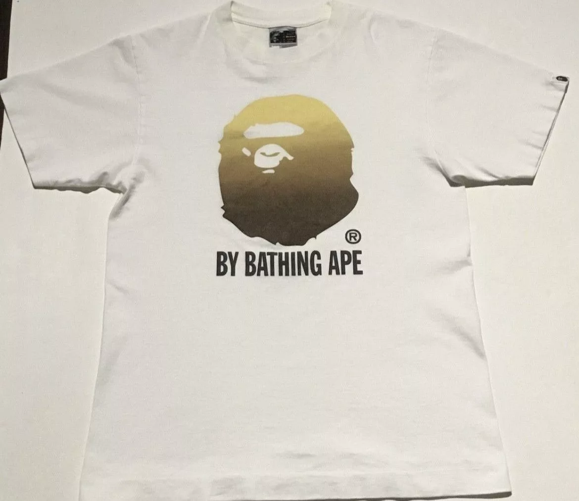 Bape Short Sleeve T Shirts Bape By Bathing Ape Tee White