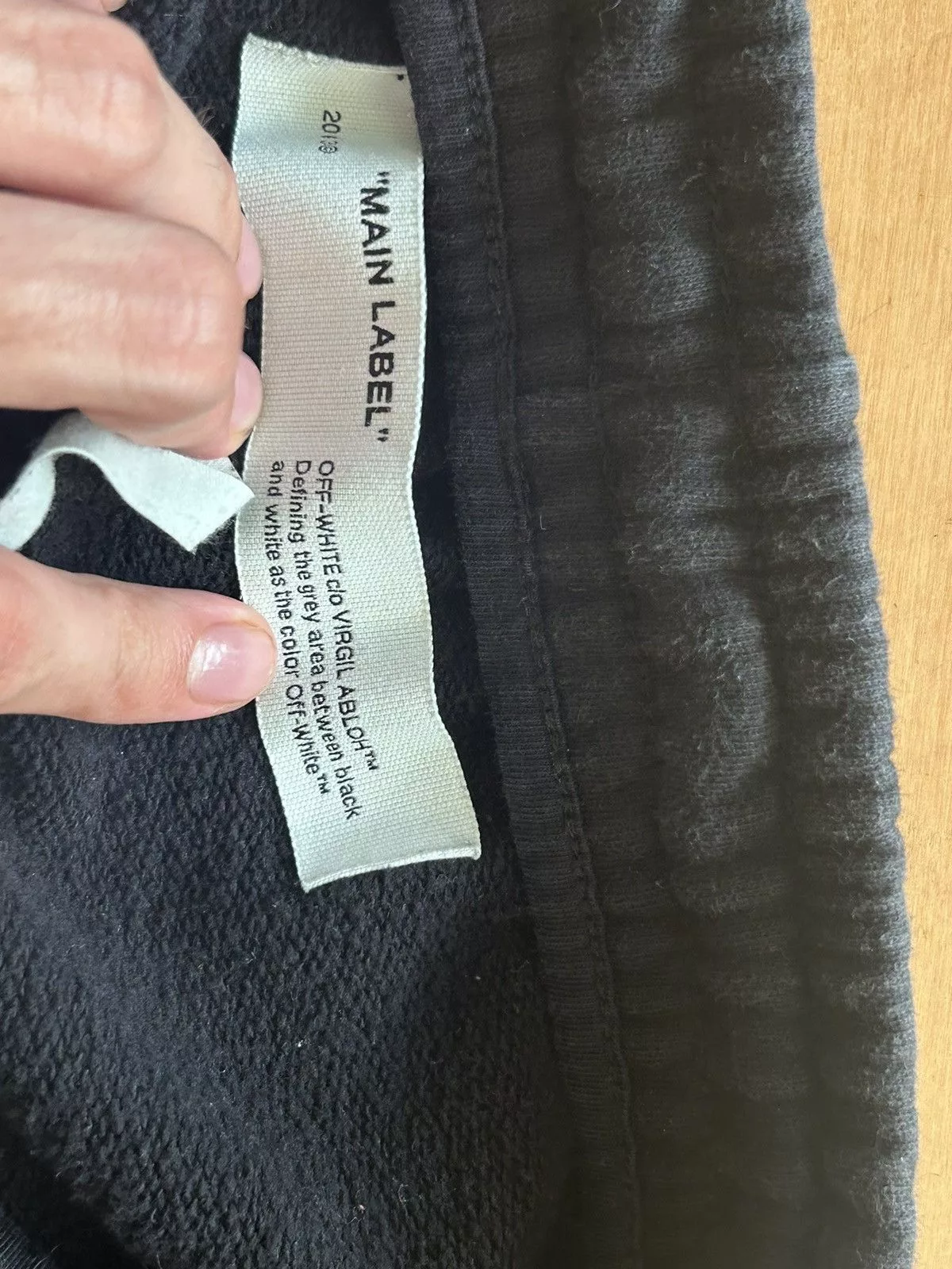 Off-White Shorts Off-White black waterfall graphic sweat shorts