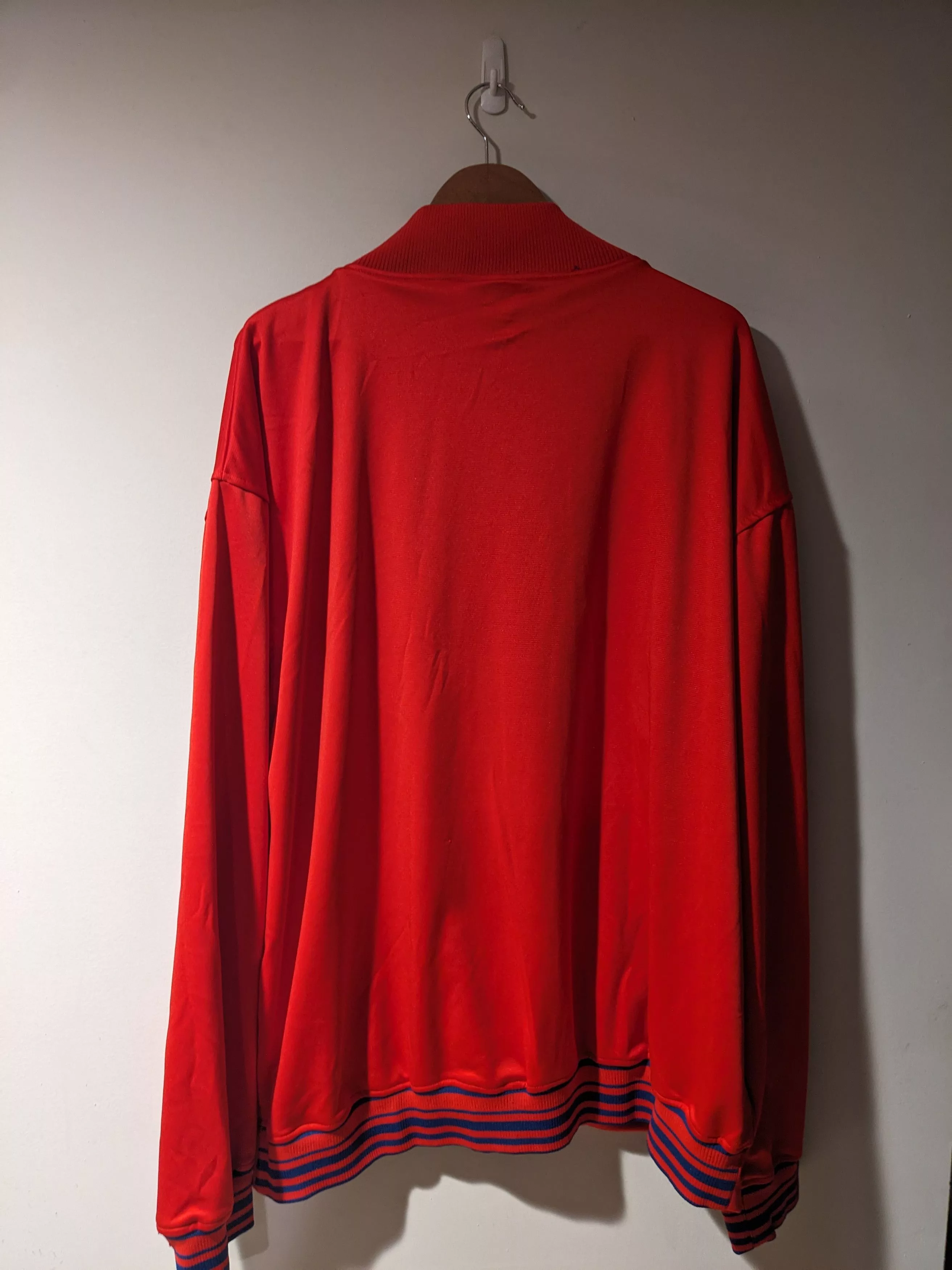MLB Light Jackets MLB × Vintage Phillies MLB Baseball Stitches Red Full Zip Track Jacket Sportswear