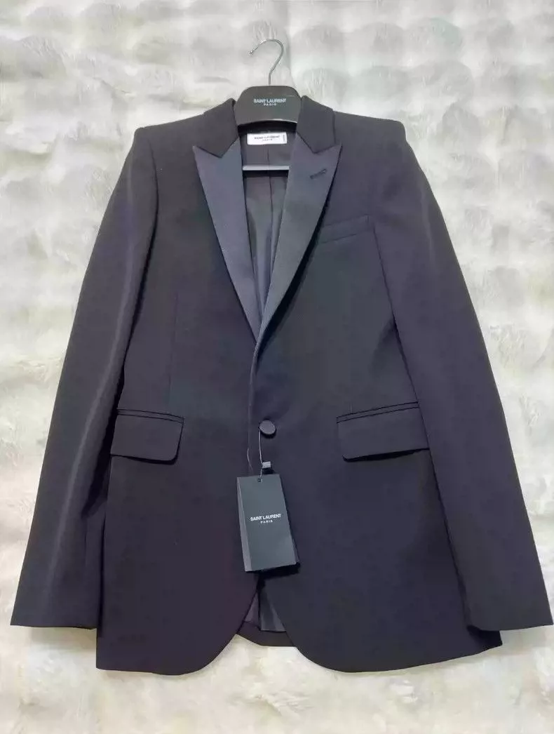 Saint Laurent Paris Light Jackets Saint Laurent Paris Saint Laurent brand new ladies smoking suit Black