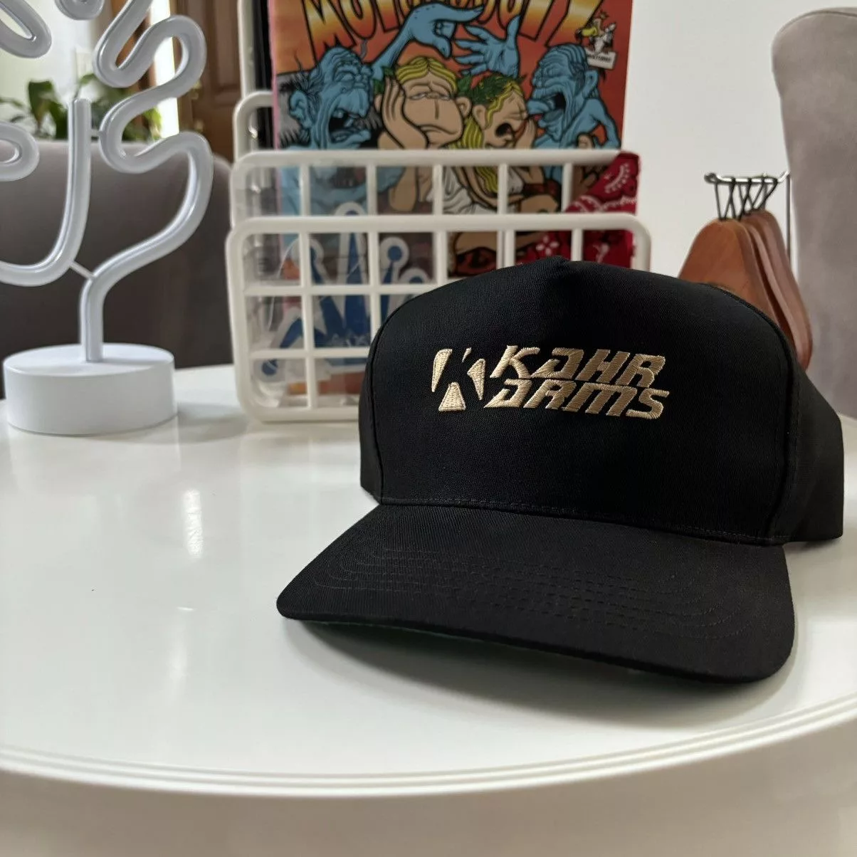 Vintage Hats Vintage 1990s KAHR firearms Snapback Hat Black
