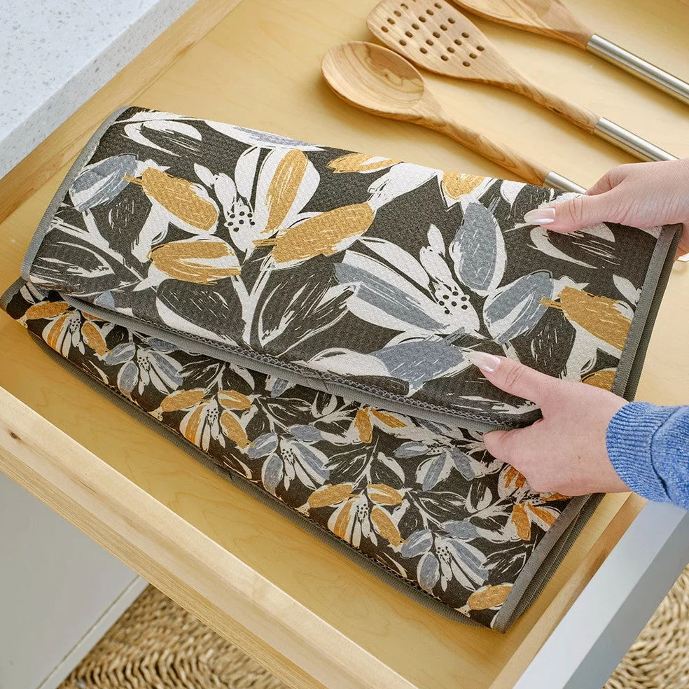 Leaf Tiles Microfiber Dish Drying Mats
