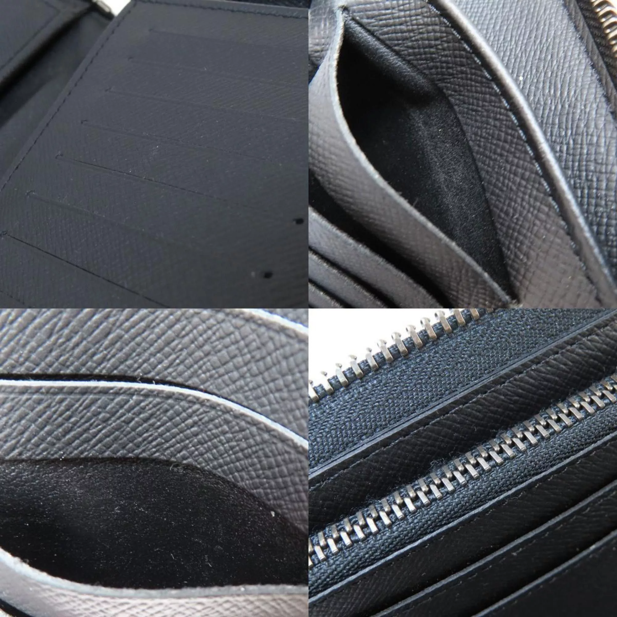 Louis Vuitton Wallets Louis Vuitton M62295 Zippy Wallet Vertical Long Monogram Eclipse Men's Black