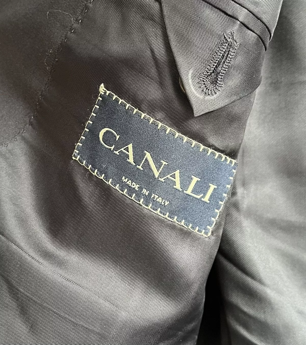 Canali Blazers Canali Wool Double Blazer Navy Blue Jacket Luxury