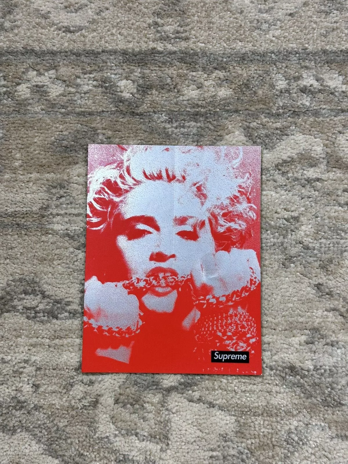 Supreme Supreme Supreme Madonna Sticker Multi