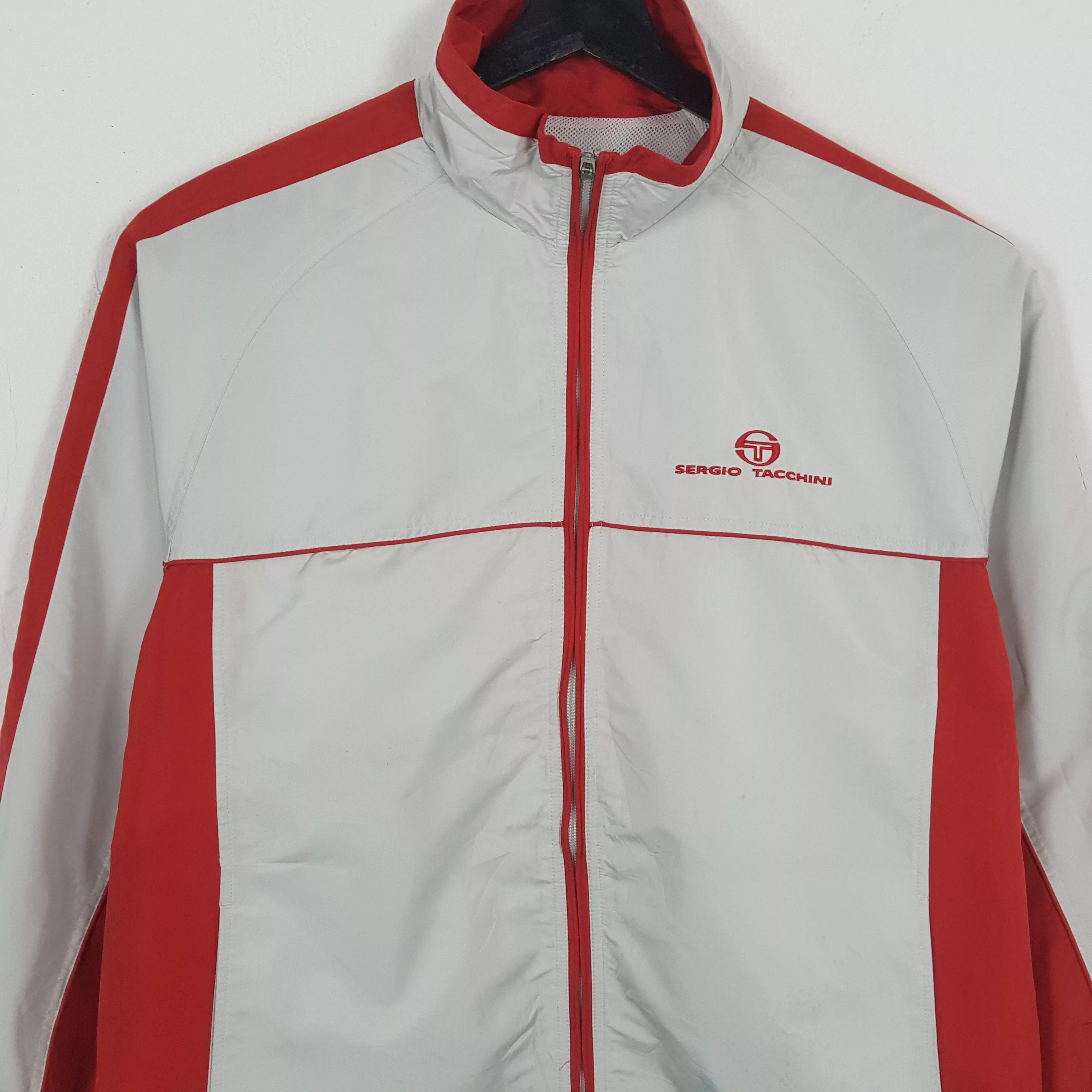 Sergio Tacchini Light Jackets Sergio Tacchini × Vintage SERGI TACCHINI Small Logo Design Sportswear Jacket Red