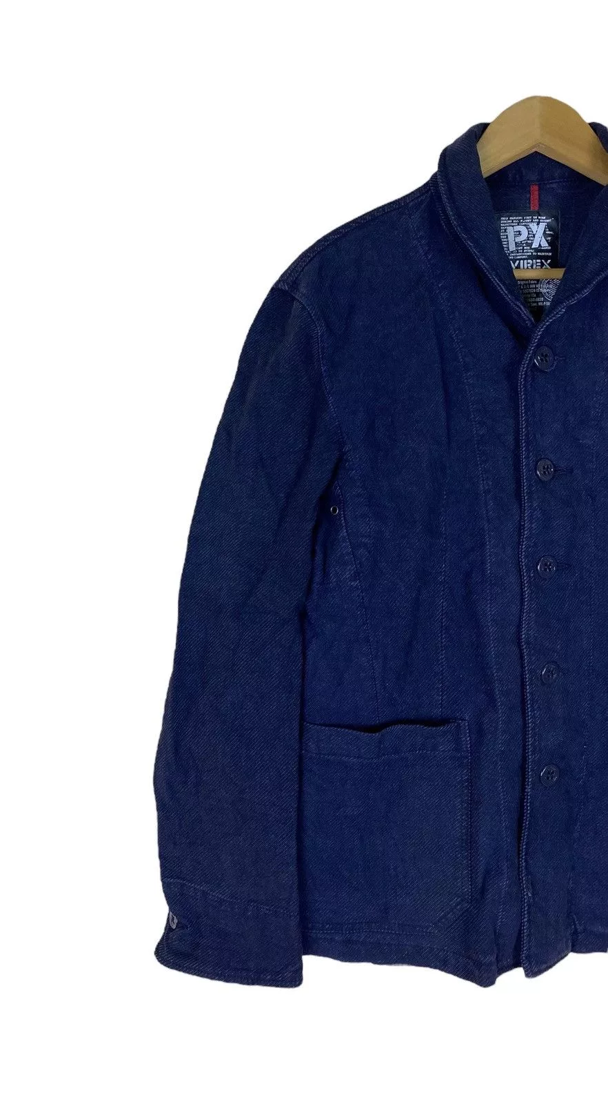 Avirex Light Jackets USN Avirex Corduroy Light Jacket Blue