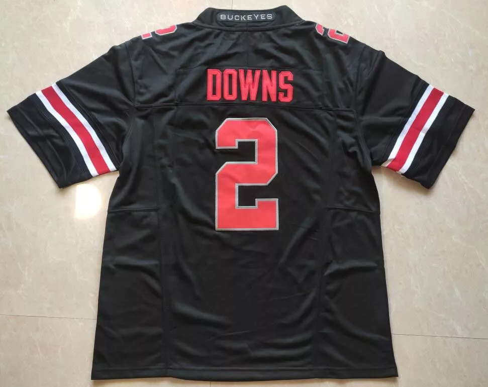 Other Jerseys Other Men's Ohio State Buckeyes #2 Caleb Downs Jersey Black