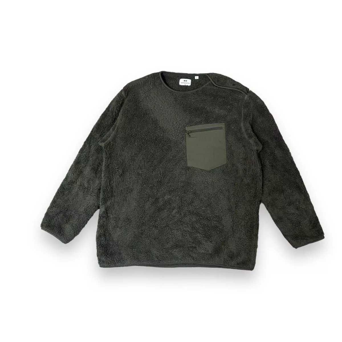Engineered Garments Light Jackets 🇯🇵 ENGINEERED GARMENTS X UNIQLO DEEP PILE FLEECE JACKET Green