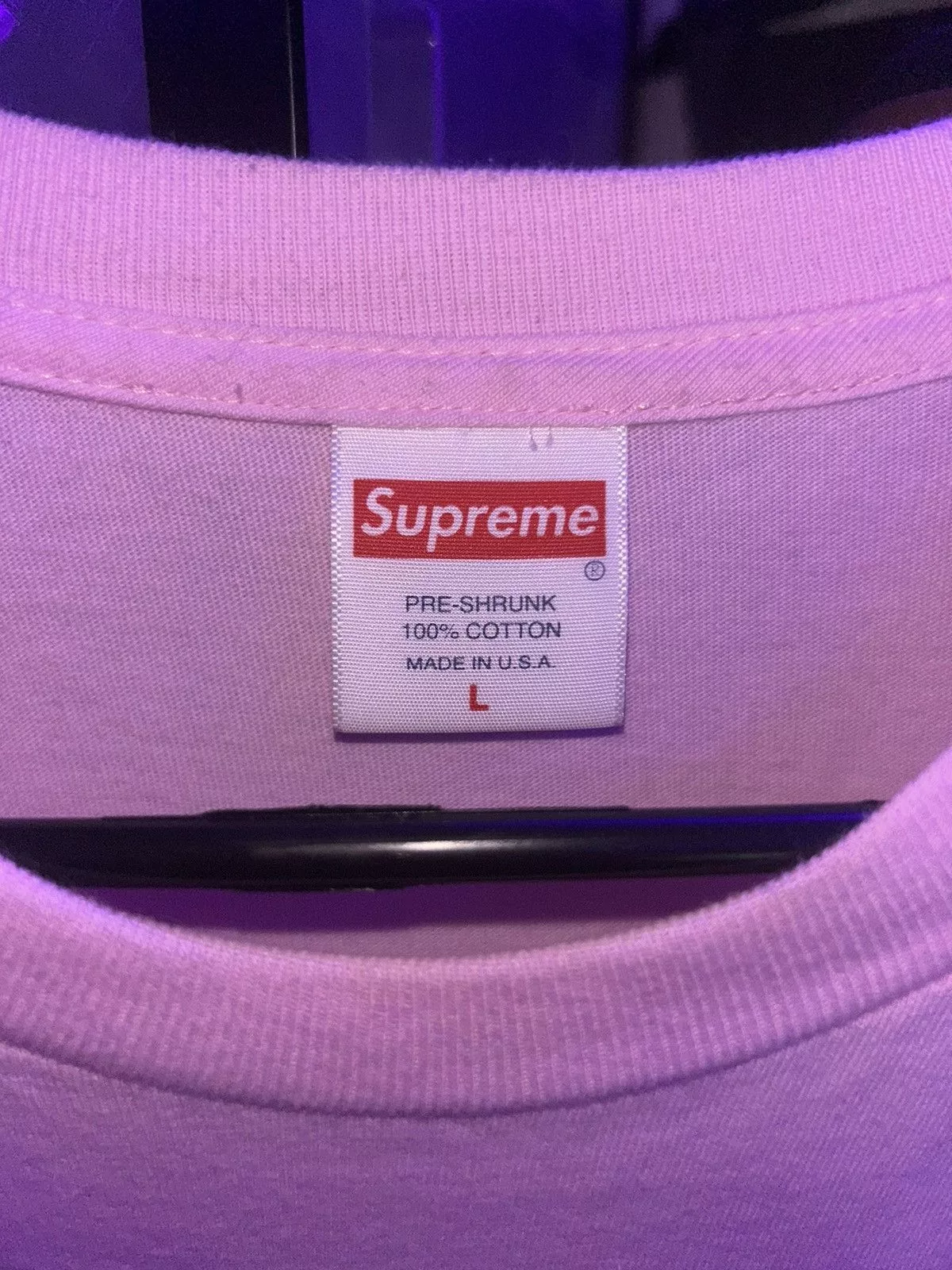 Supreme Short Sleeve T Shirts Supreme Raphael Tee size Large SS21 Pink