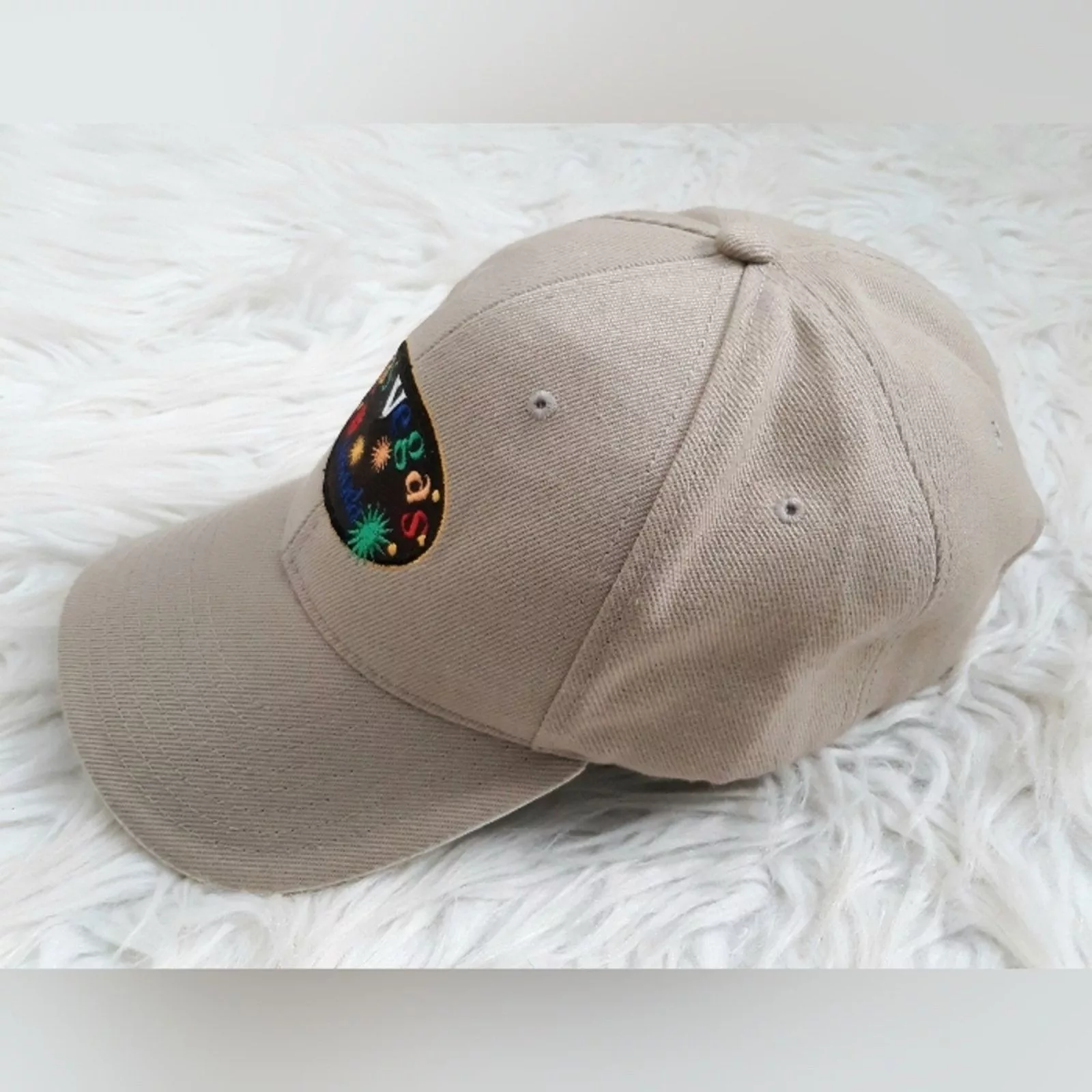 Other Hats Other Embroidered Las Vegas Hat Brown