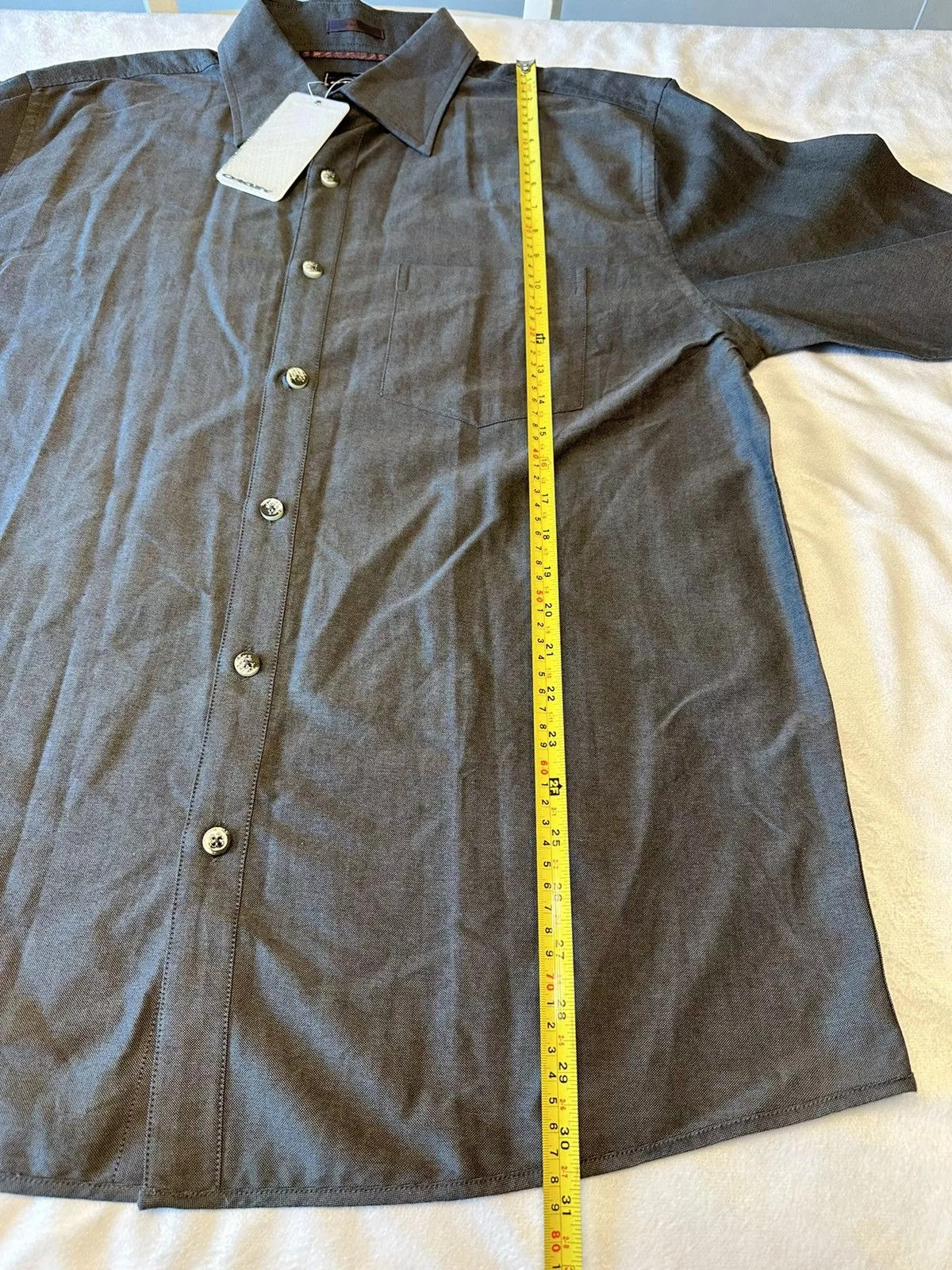 Oakley Shirts Button Ups NWT Oakley Mens True Fit Solid L/S Button Down Black/Gray XL