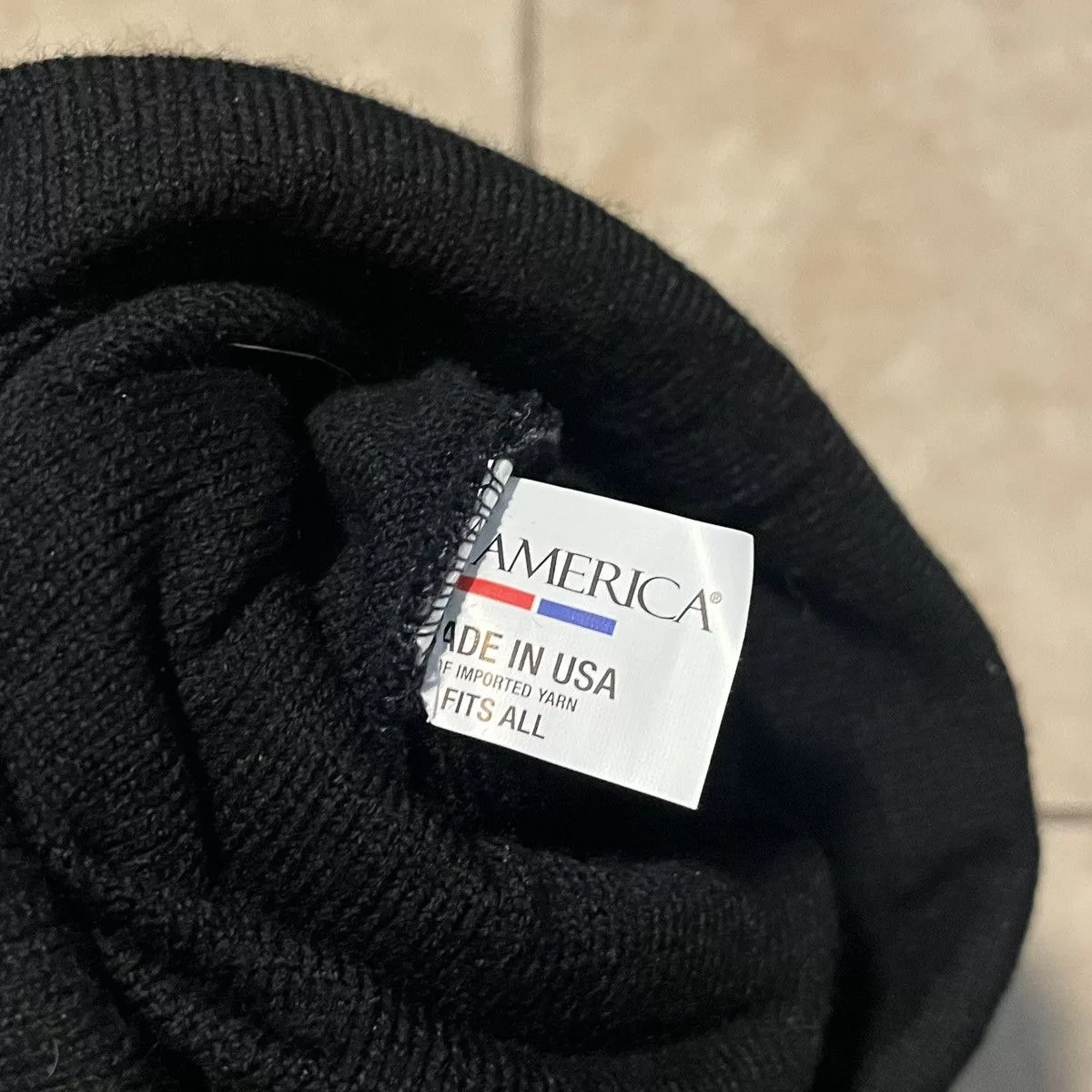 Band Tees Hats Band Tees Tool Camo Beanie Black