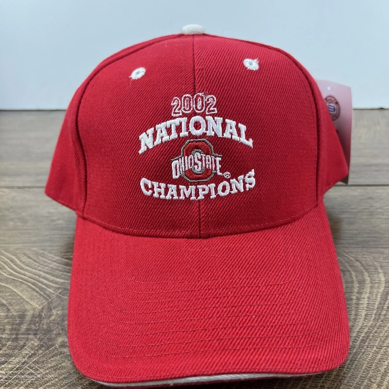 Other Hats Other Ohio State Buckeyes Hat 2002 Natioinal Champions Hat Red Adj