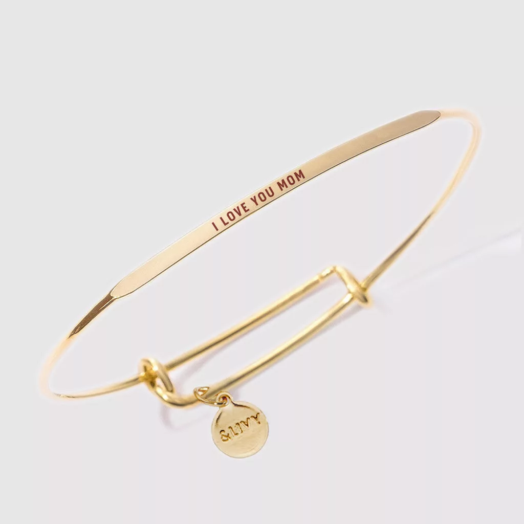 I Love You Mom Bangle