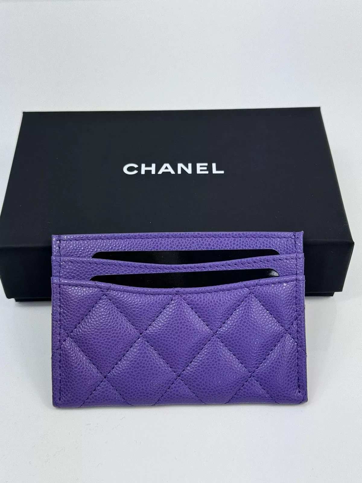 Chanel Wallets CHANEL CARD HOLDER Purple