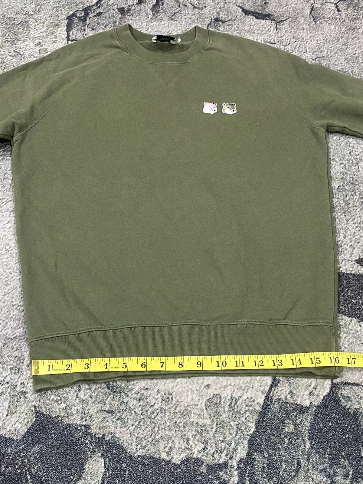 Maison Kitsune Sweatshirts Hoodies MAISON KITSUNE PARIS SWEATSHIRT NICE DESIGN Green