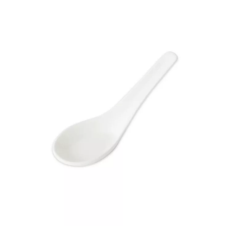 Asian Porcelain Soup Spoon