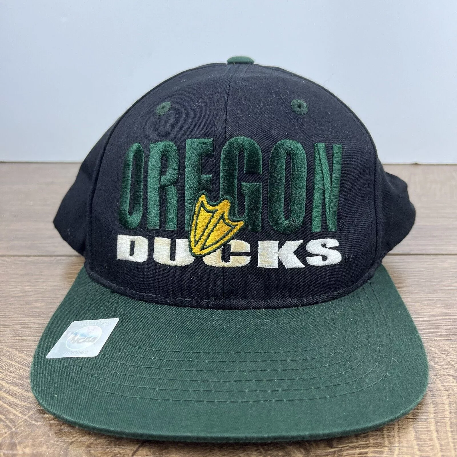 Other Hats Other Oregon Ducks Snapback Hat OU Black Hat Snapback Adjustable A
