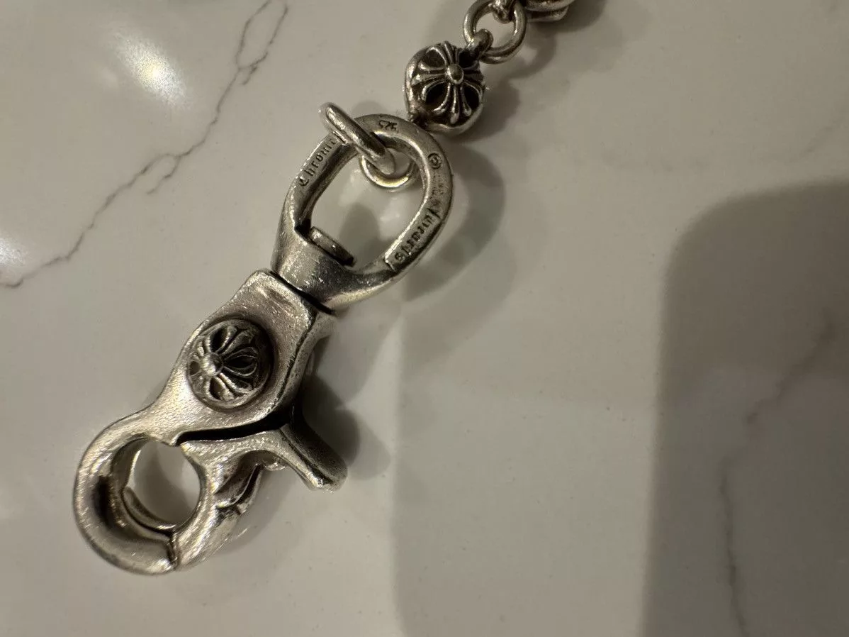Chrome Hearts Wallets Chrome Hearts CHROME HEART WALLET CHAIN Silver