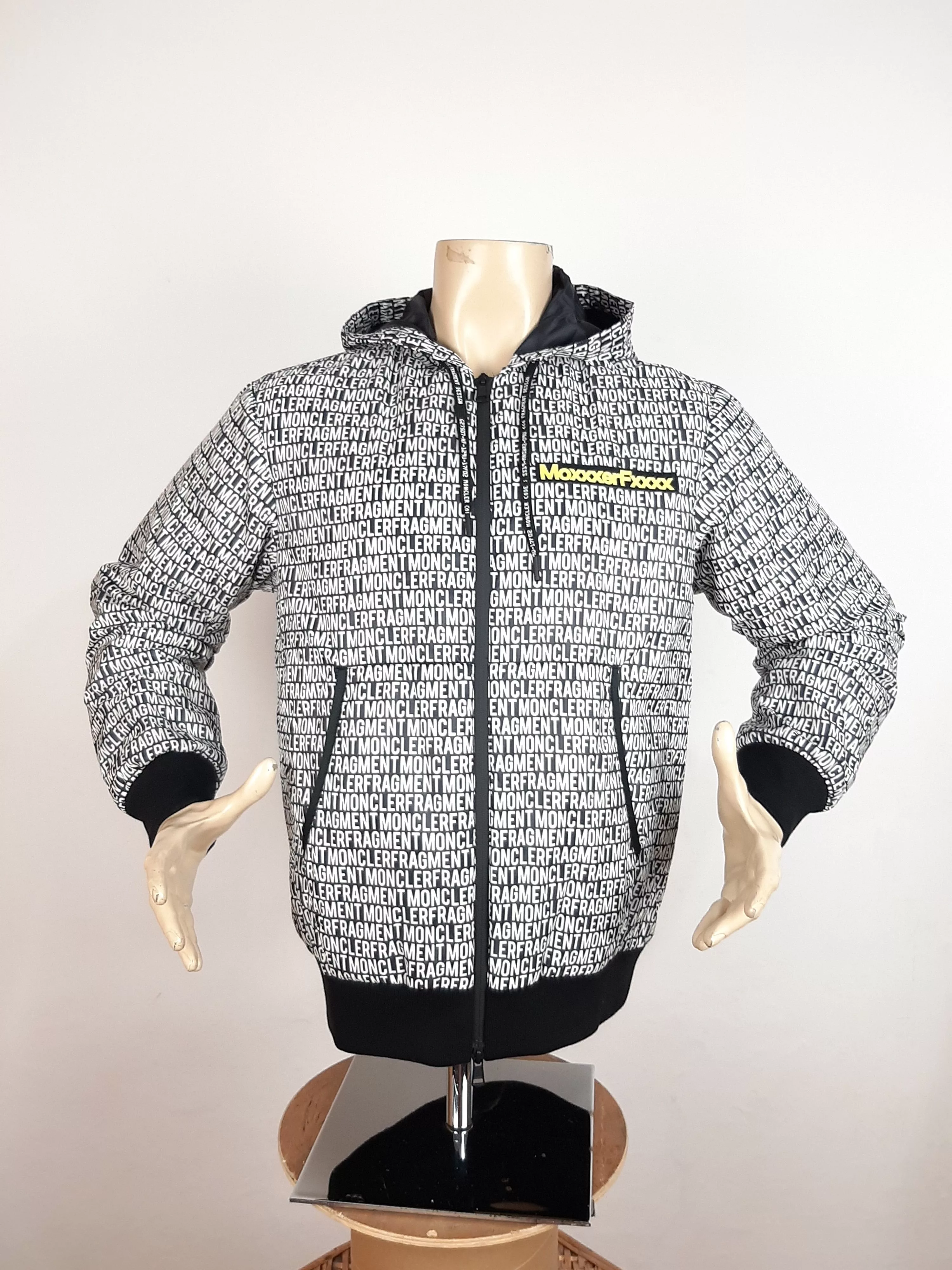Fragment Design Light Jackets Fragment Design × Moncler Moncler x Fragment Rap Jacket Multicolor Men's Size 2