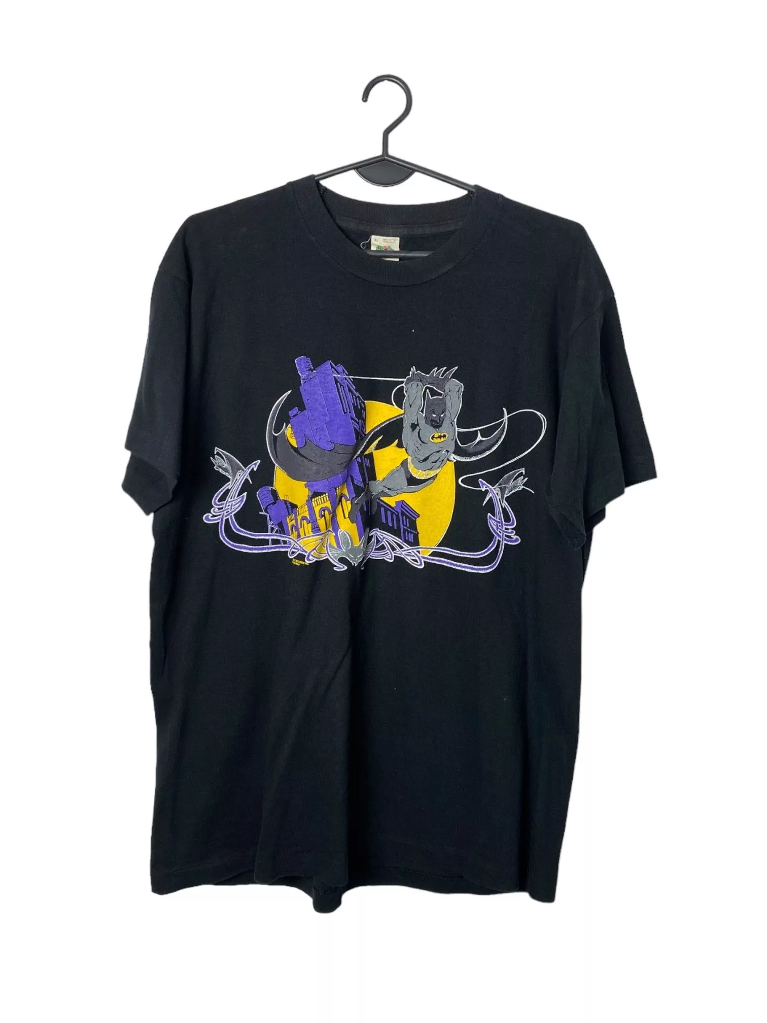 DC Comics Short Sleeve T Shirts DC Comics × Vintage Vintage Batman 1989 tee t shirt XL black