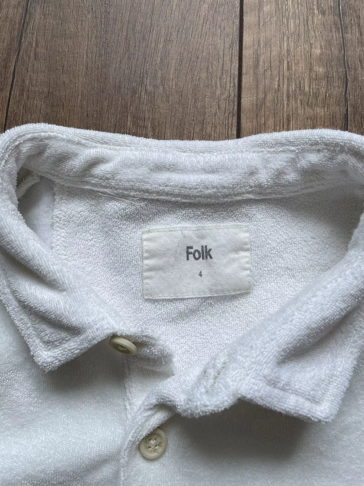 Folk Polos Polo Folk 4 white size L