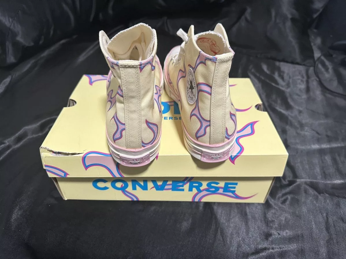 Converse Hi Top Sneakers Converse × Golf le Fleur × Tyler The Creator Chuck Taylor All Star 70 Hi Golf le Fleur Yellow Flame