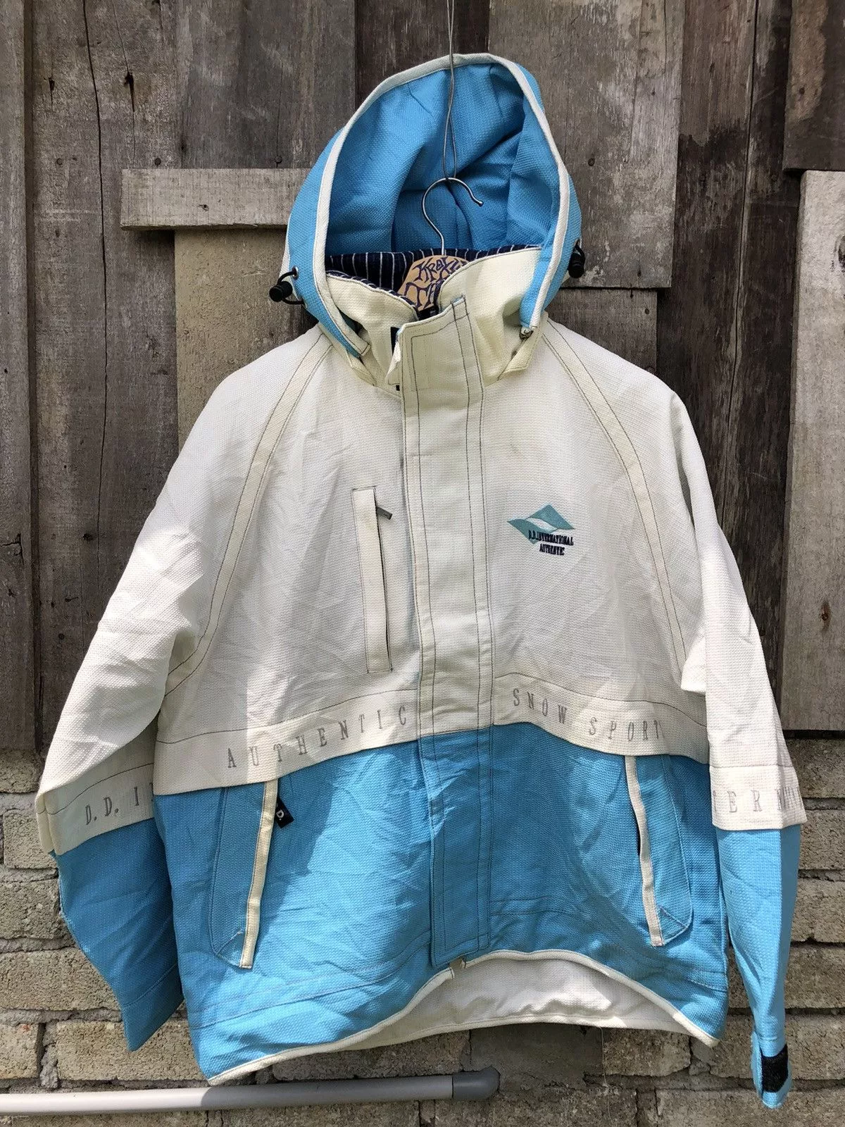 Descente Light Jackets Descente × Japanese Brand Vintage Descente Snow Ski Jacket Hoodie 90s Multi