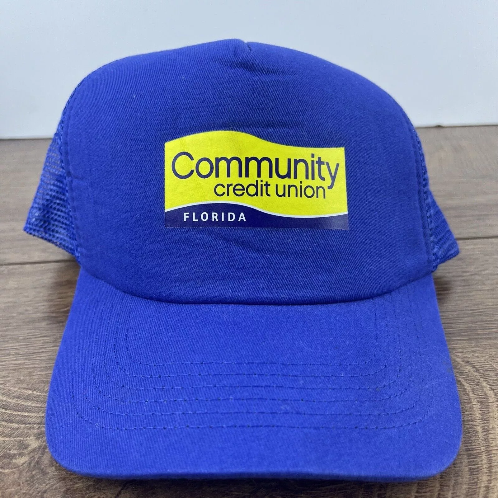 Other Hats Other Community Credit Union Snapback Hat Blue Adjustable Hat Blue