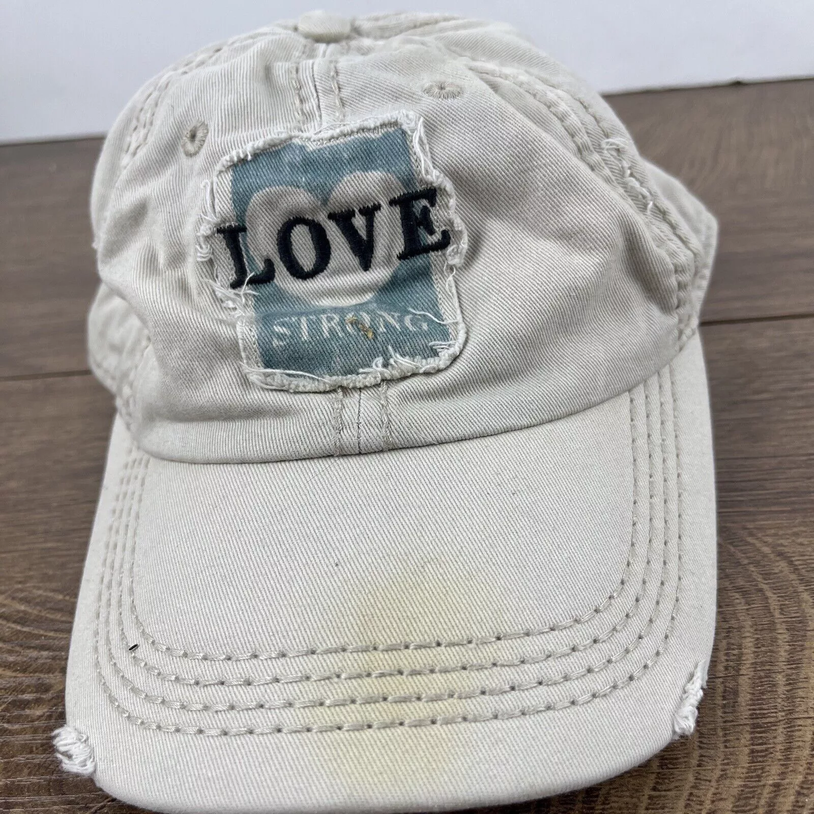 Other Hats Other Love Strong Hat Love Strong Hat Tan Brown Hat Adjustable Tan