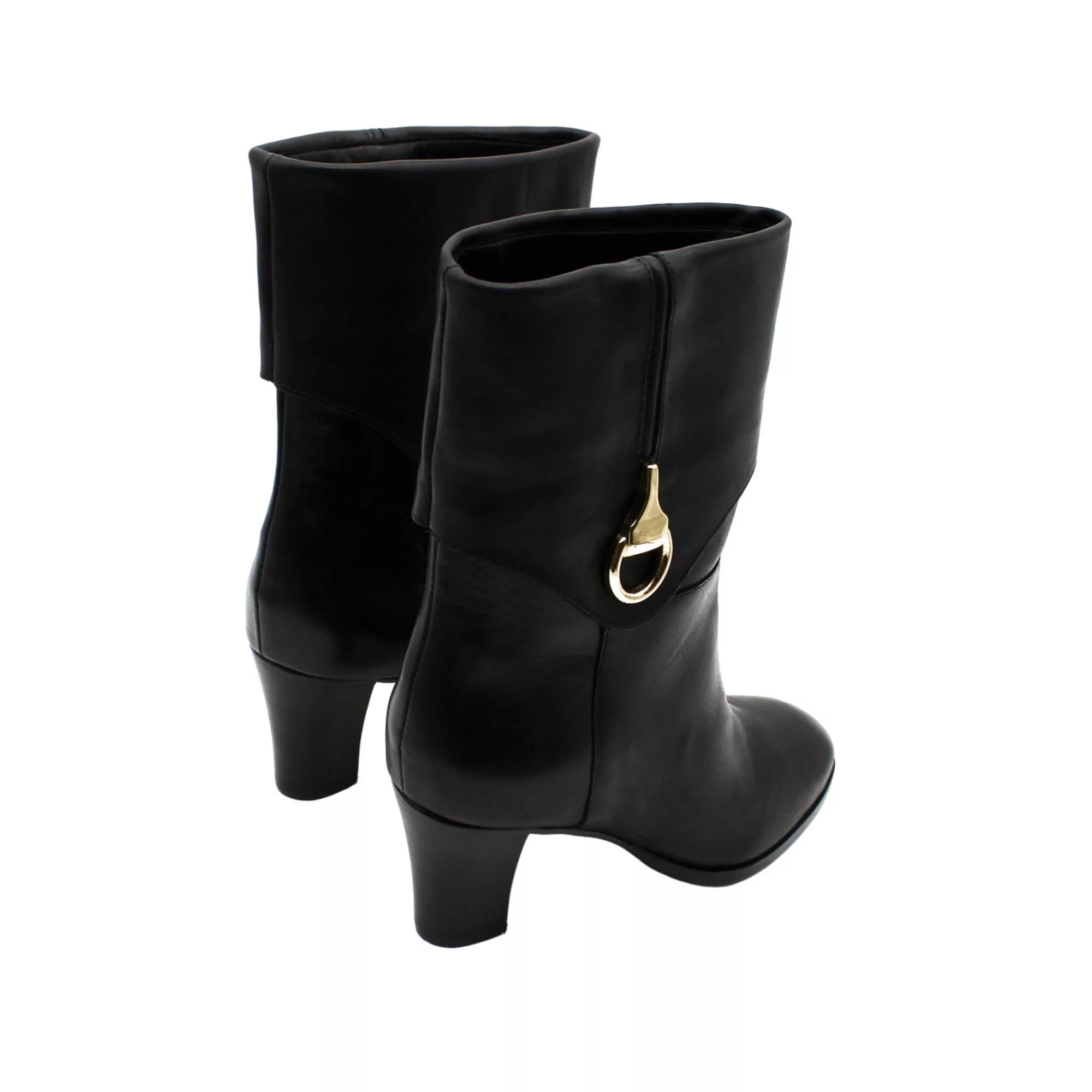 Other Boots Other Arezzo Womans Heeled Boots- Black