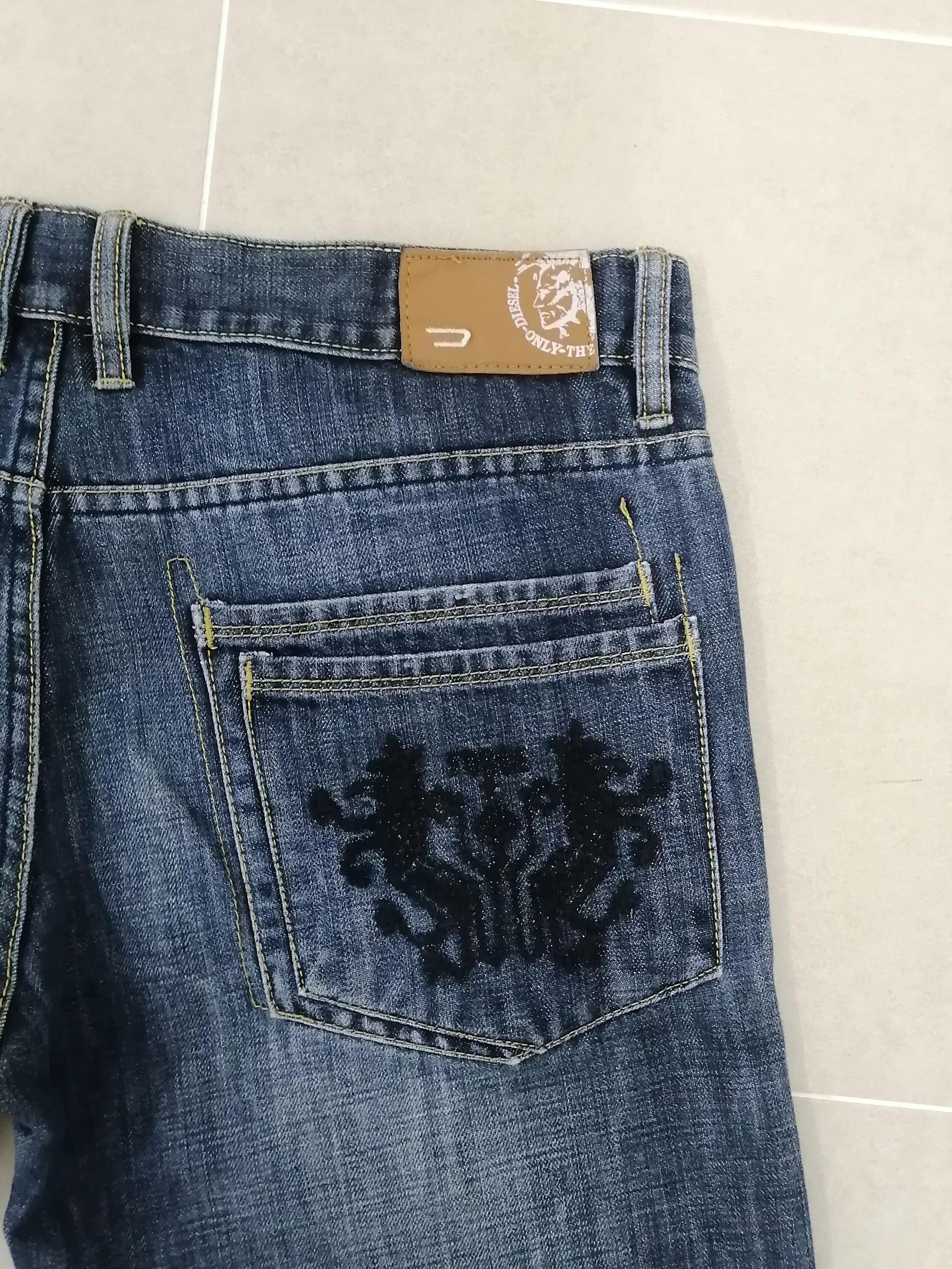 Diesel Denim Diesel Straight Cut Jeans Multi Vintage