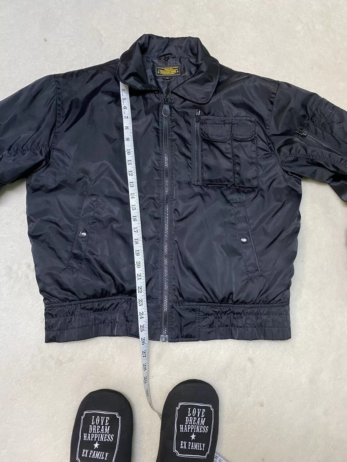 Vintage Bombers Vintage Tomahawk jumper bomber jacket Black