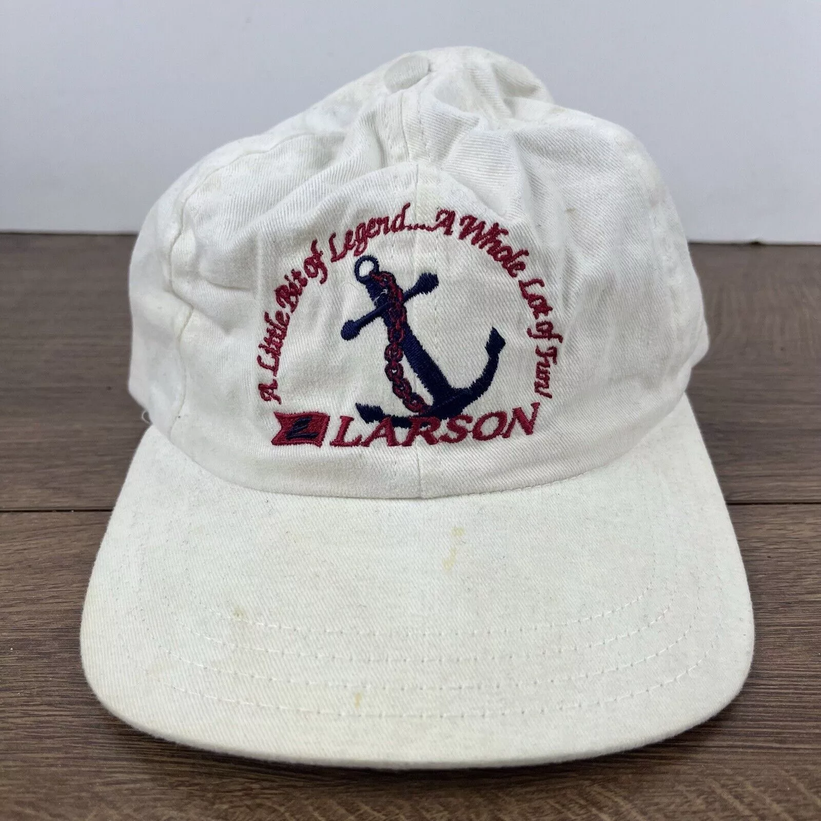 Other Hats Other Larson Hat Larson Adjustable Hat White Hat Adjustable White