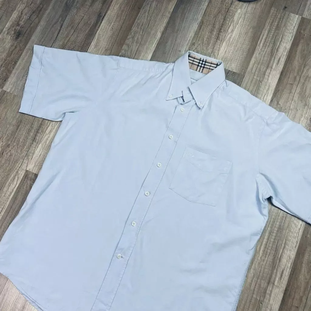 Burberry Shirts Button Ups Burberry patterned shirt Size: L Blue