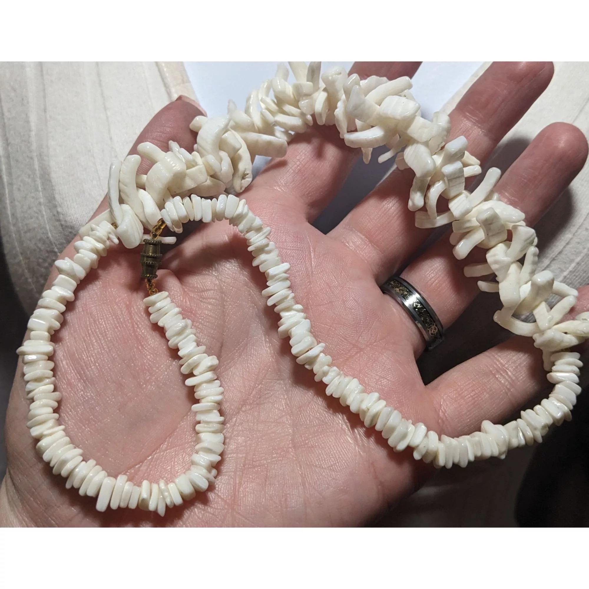 Other Necklaces Other Vintage White Shell Necklace