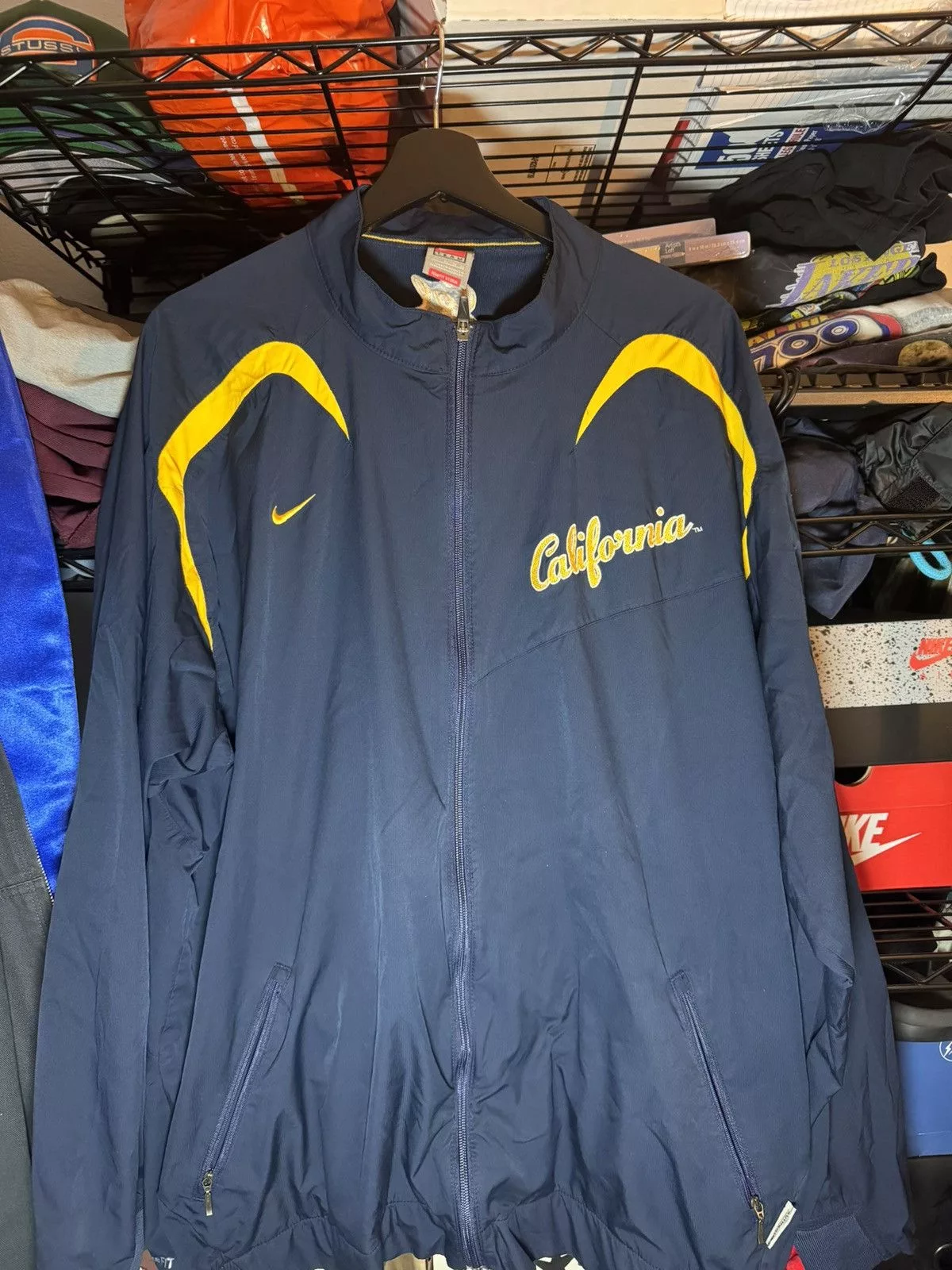 NCAA Light Jackets NCAA × Nike × Vintage Vintage Nike UC Berkeley Jacket Blue