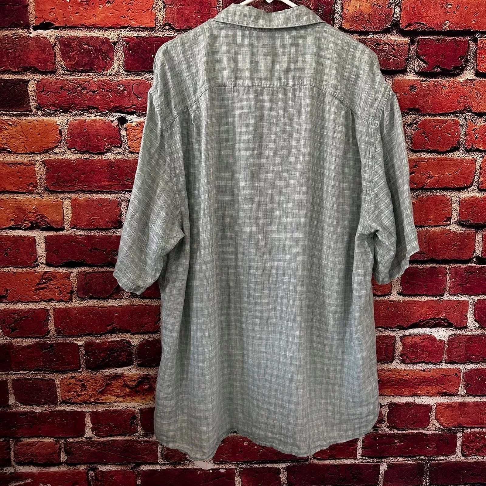 Pendleton Shirts Button Ups Men’s Pendleton, Short Sleeve xlarge Green