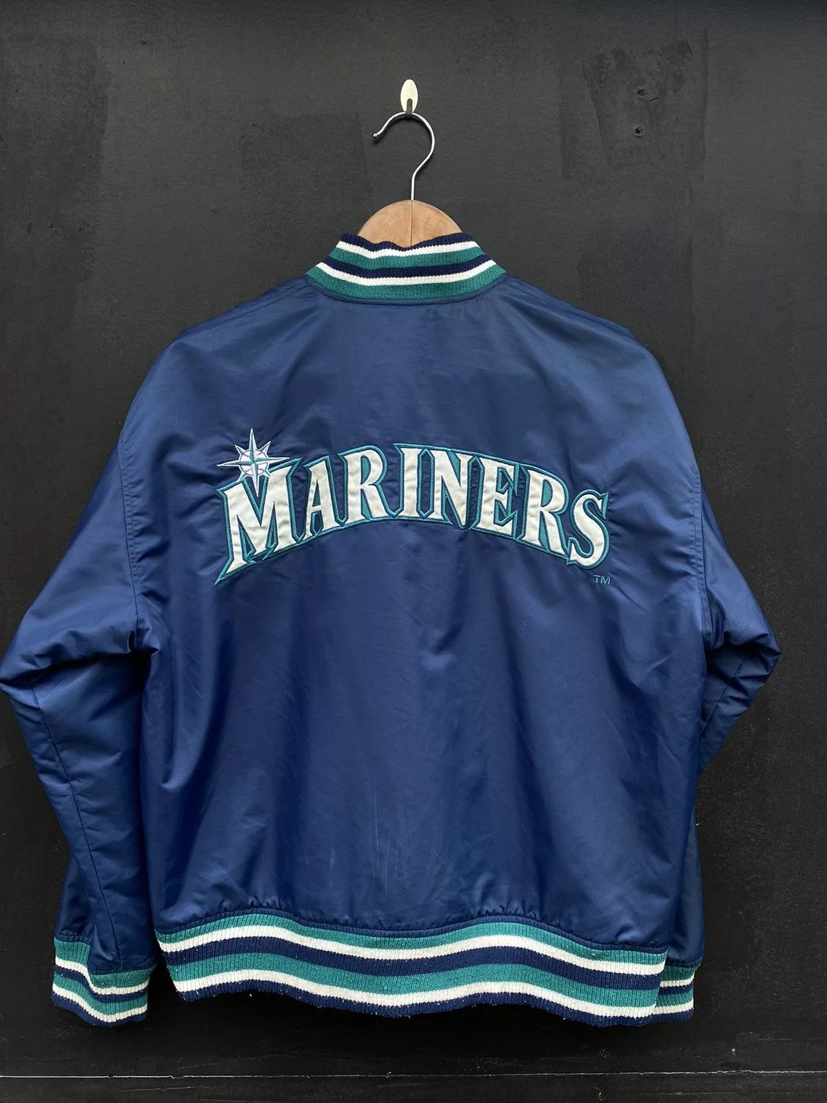 MLB Light Jackets MLB × Starter 💥cyber week💥Vintage 90s Seattle Mariners MLB Starter Varsity Blue