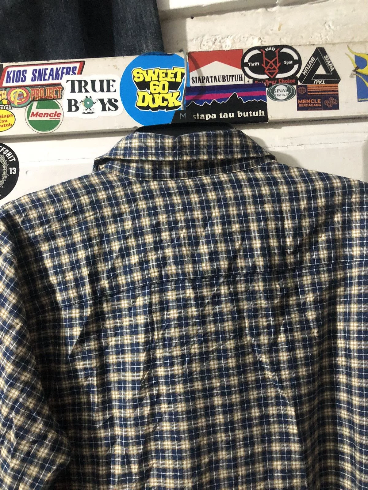 Flannel Shirts Button Ups FLANNEL x INDIAN BLUE/YELLOW/WHITE Multi