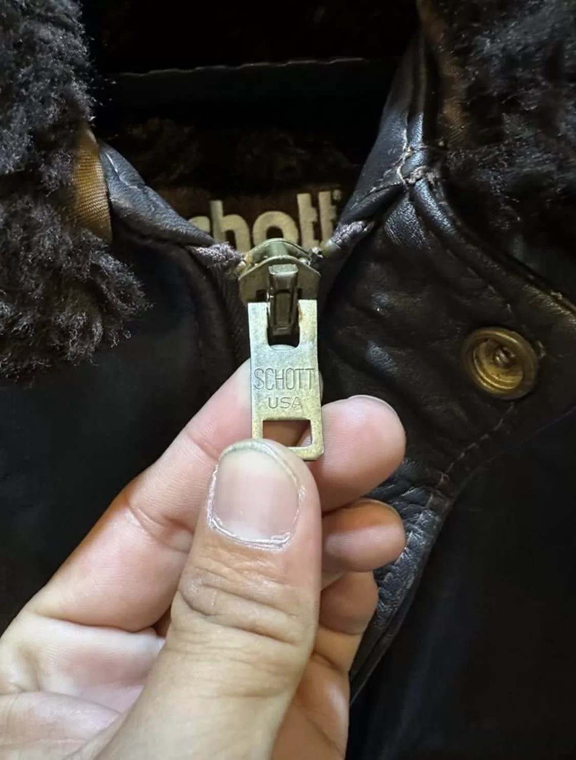 Schott Leather Jackets Jacket Leather schott Brown