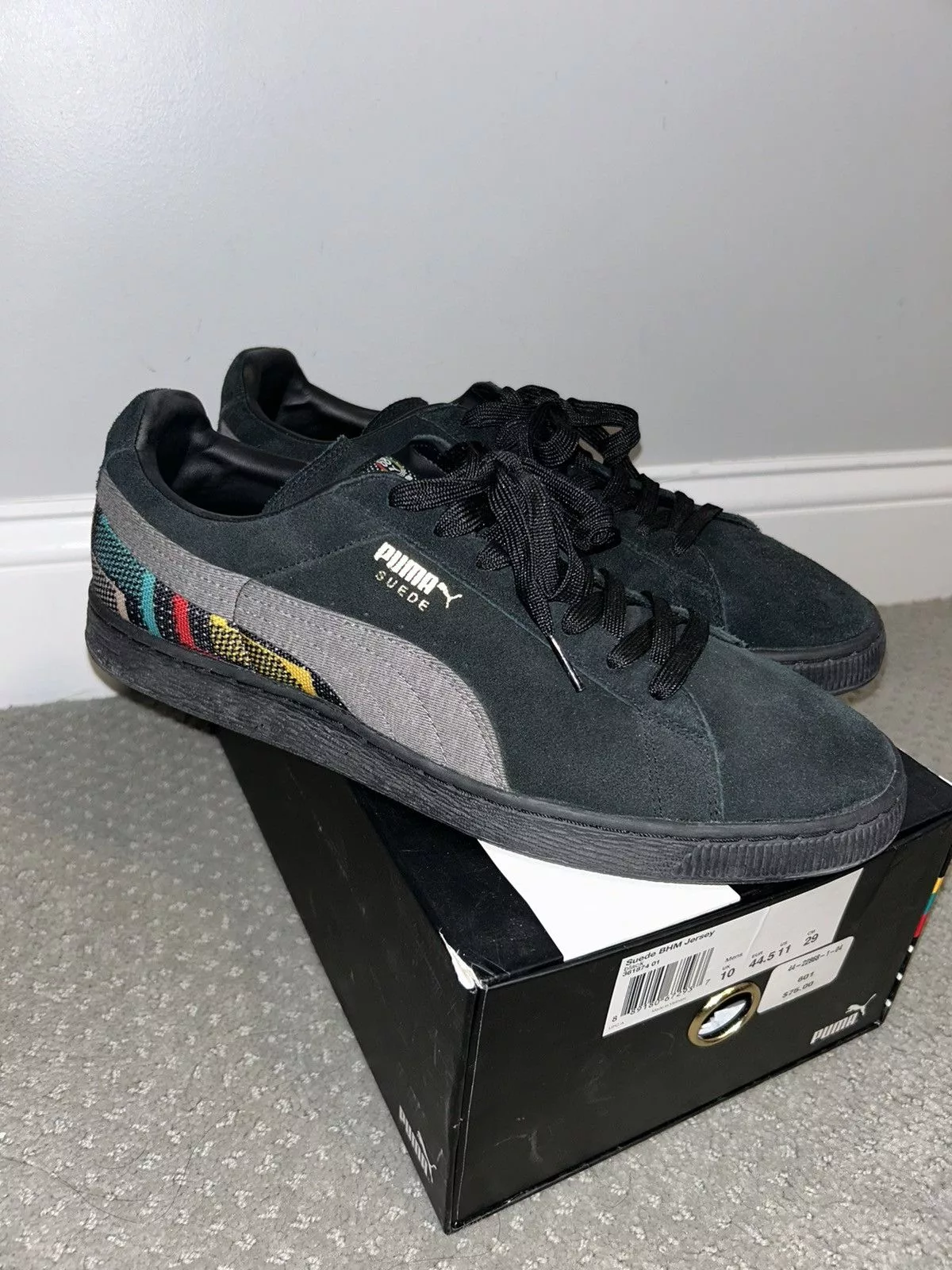 Puma Low Top Sneakers Puma Suede BHM Black