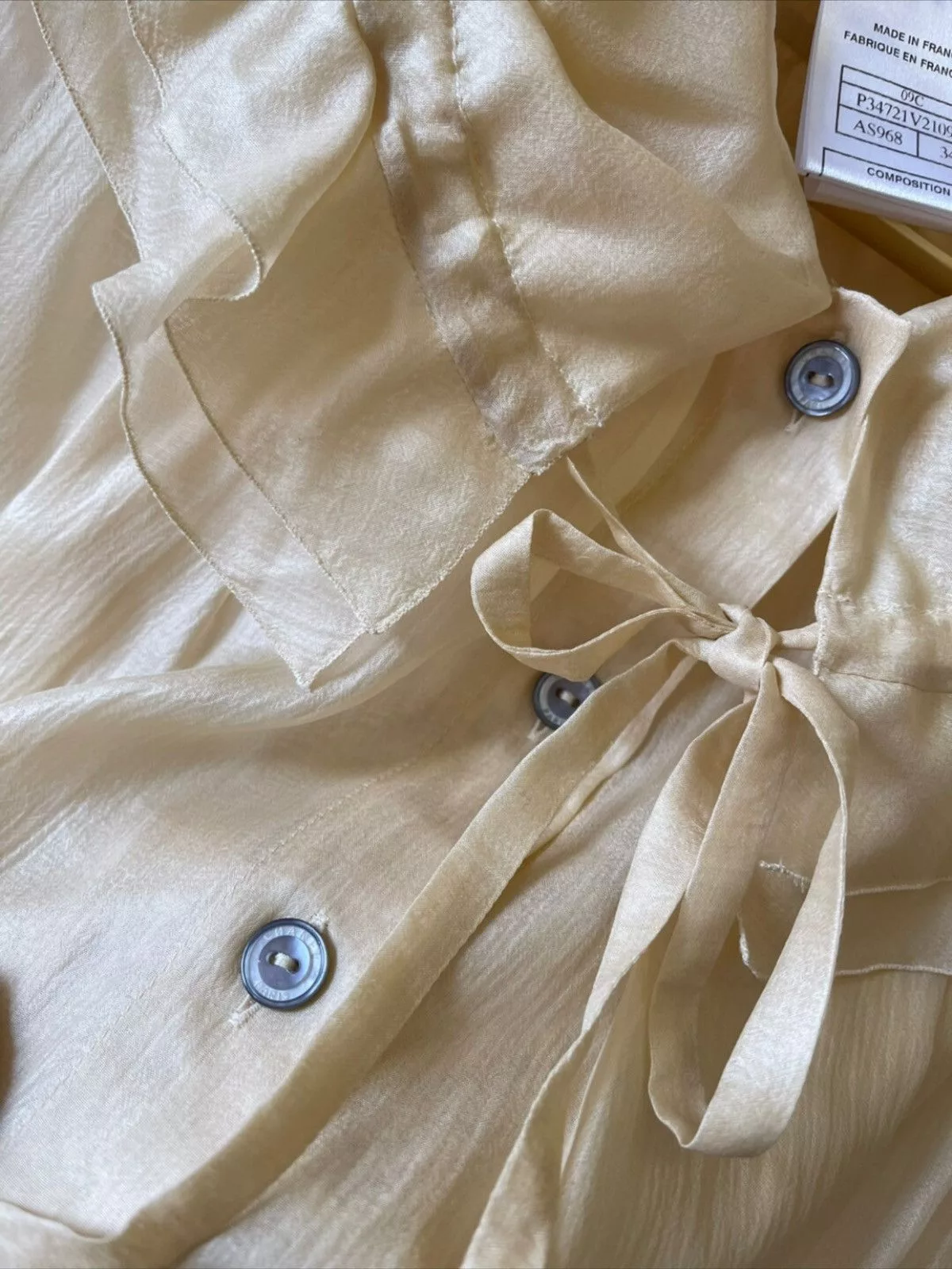 Chanel Blouses CHANEL SILK BLOUSE White