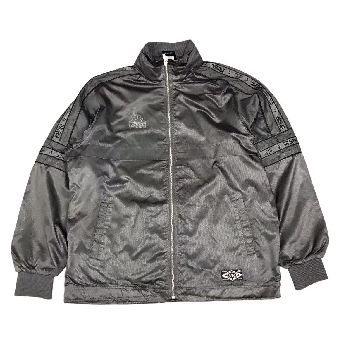 Kappa Light Jackets Kappa × Vintage 2000s Kappa Gray Zipper Light Jacket Streetwear