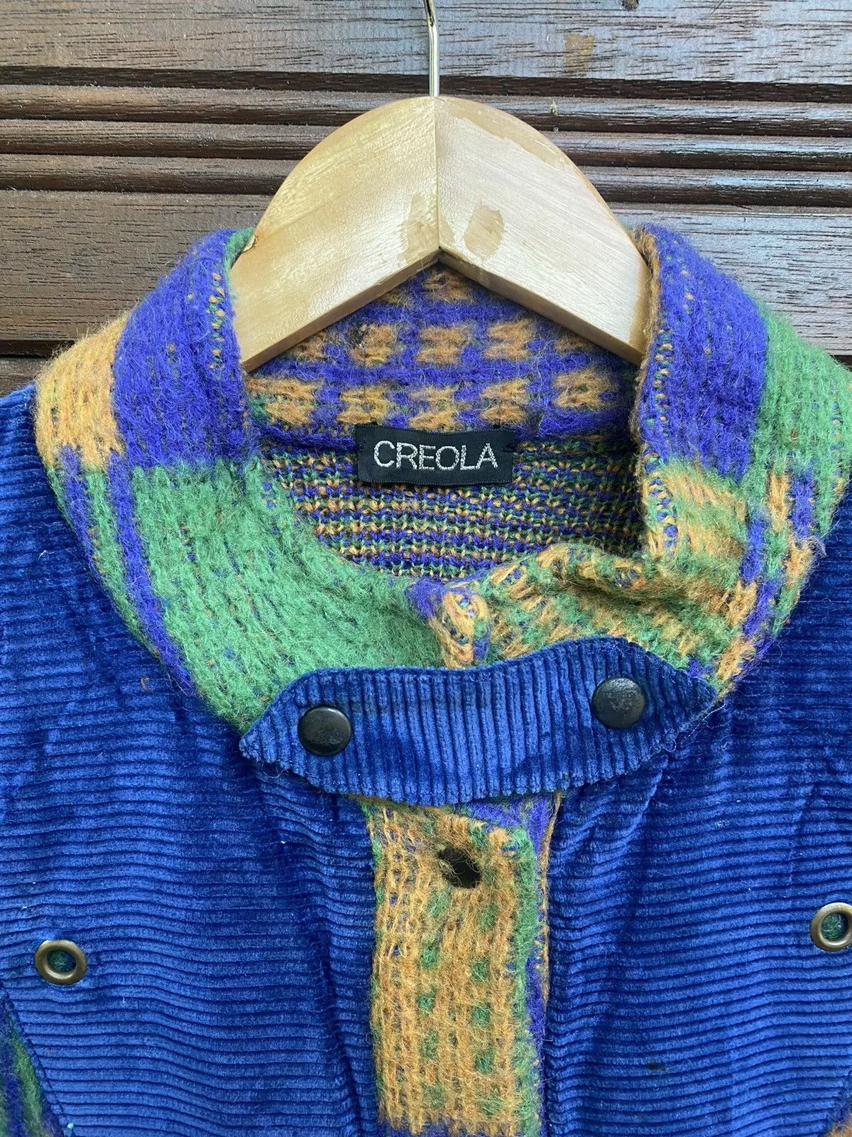 Designer Vests Designer × Vintage Vintage Creola Vests like Patchwork Wool Multi Avant-Garde