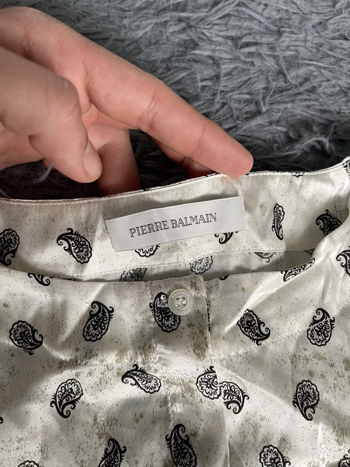 Balmain Mini Dresses Balmain × Pierre Balmain Pierre Balmain 100% silk mini dress White