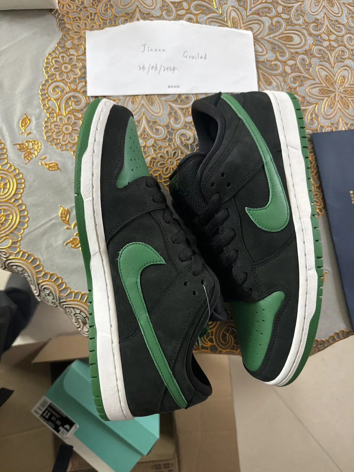 Nike Low Top Sneakers Nike Dunk SB Pine Green