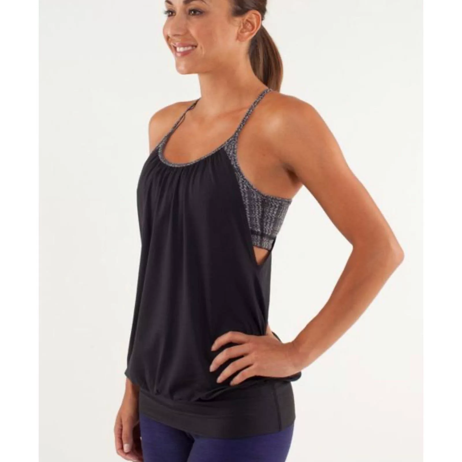 Lululemon Tank Tops Lululemon y Tank top Black