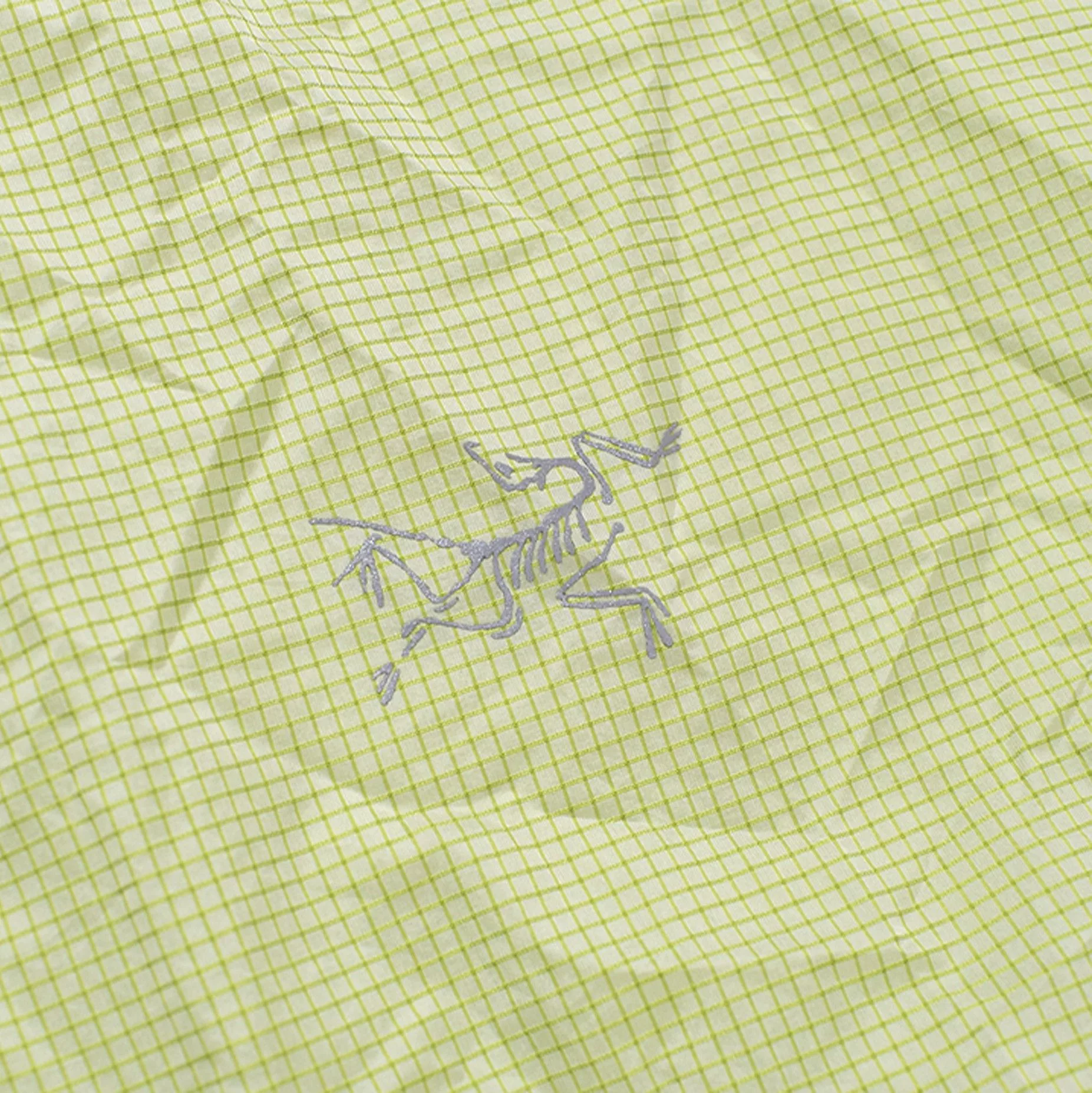 Arc'teryx Light Jackets ARC'TERYX Light Green Checkered Runners Jacket Like New